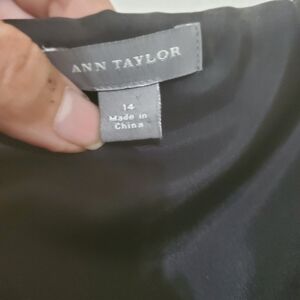 Black Ann Taylor 14  strapless dress